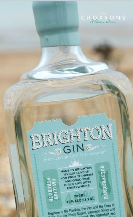 Croxsons clear choice for Brighton Gin half bottle launch